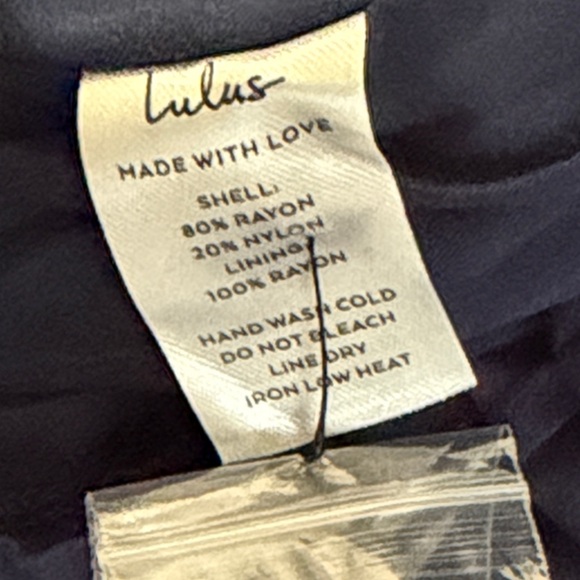 LULUS Women Small Sweetness Sunshine Navy Strapless Midi Fit Flare Pockets Dress - Picture 11 of 15